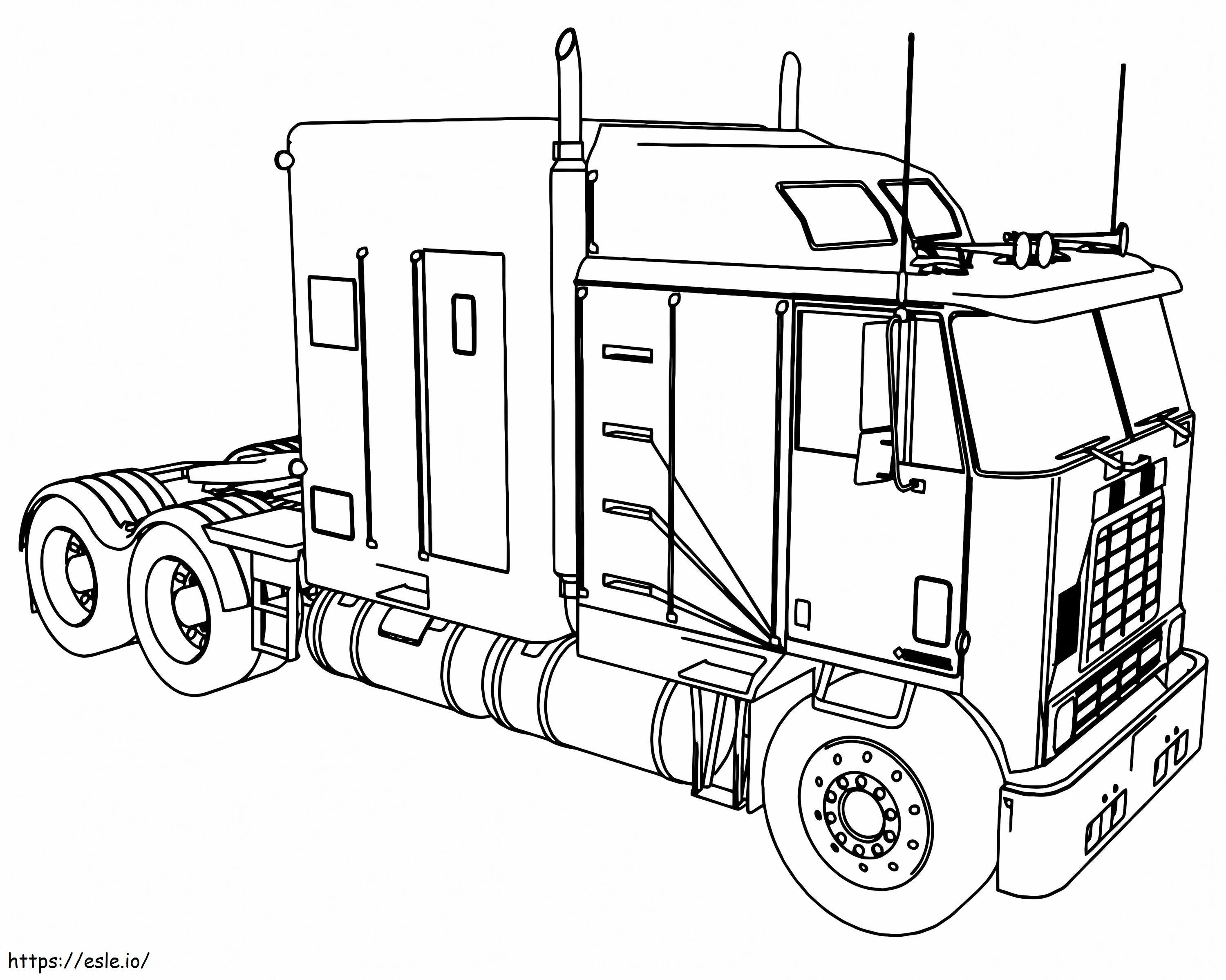 Coloriage Freightliner 4 à imprimer dessin