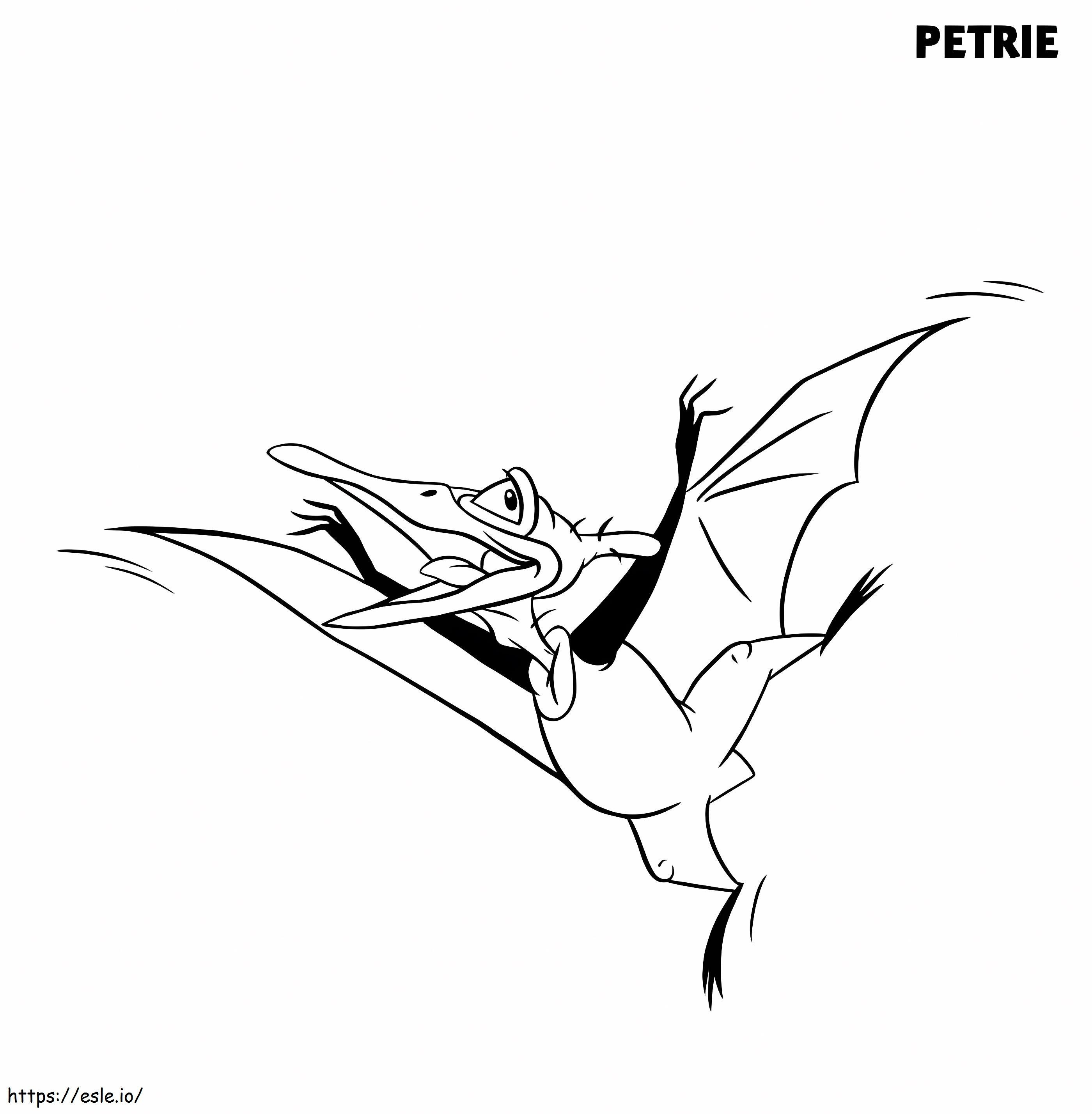Petrie Land antes do tempo para colorir