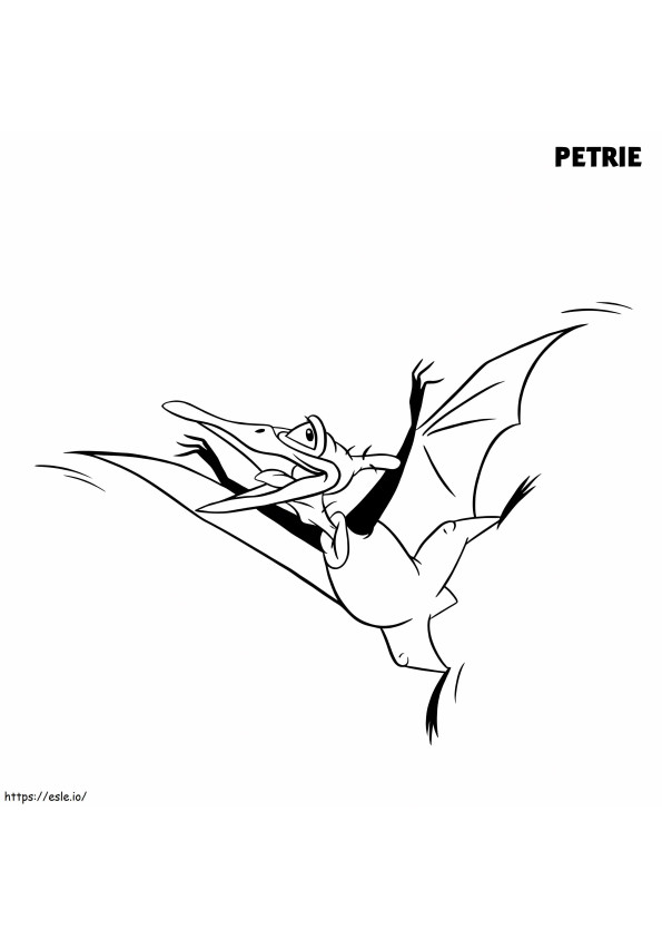Petrie Land antes do tempo para colorir