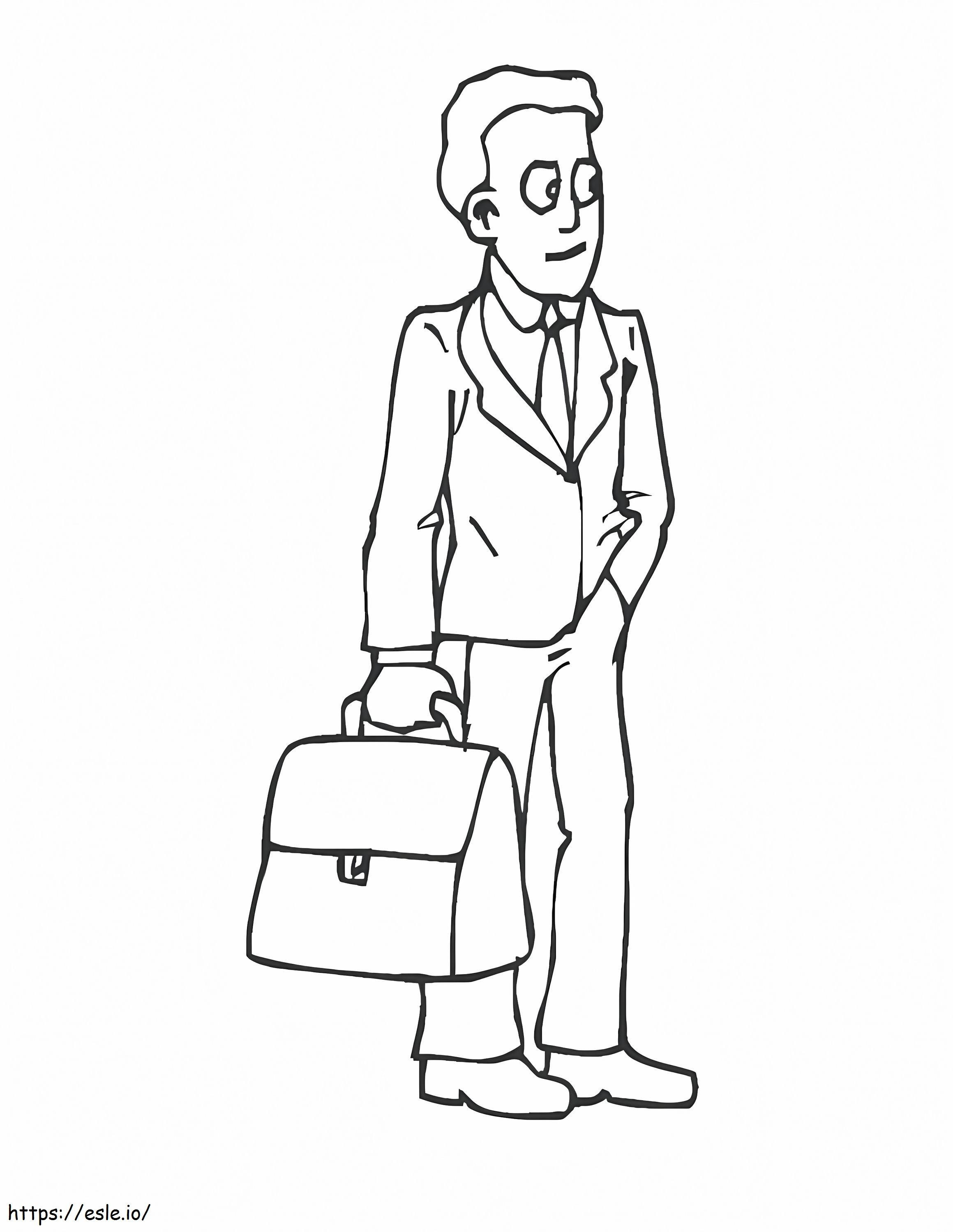 Lawyer 8 coloring page