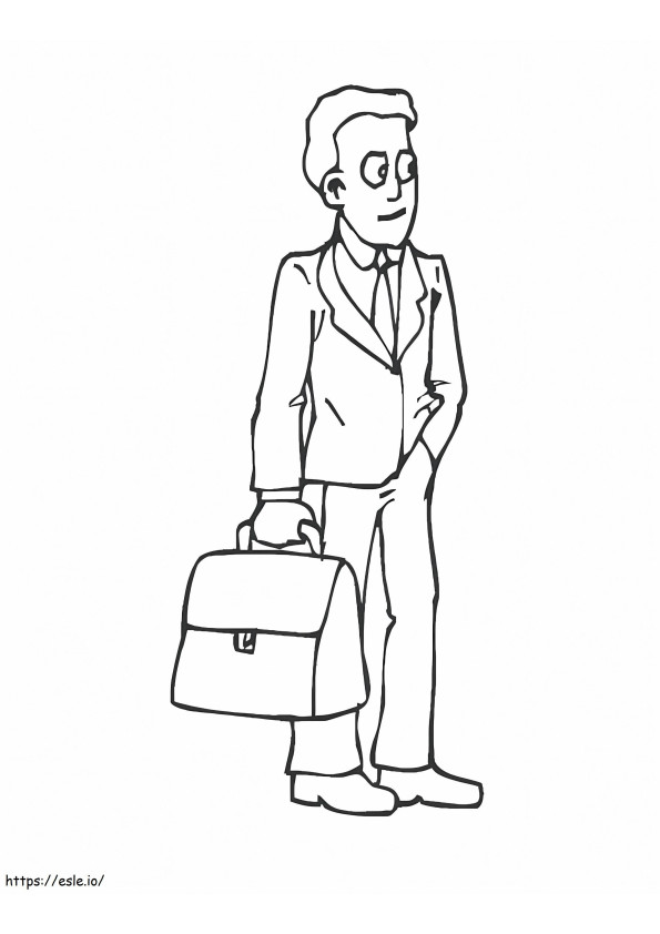 Lawyer 8 coloring page