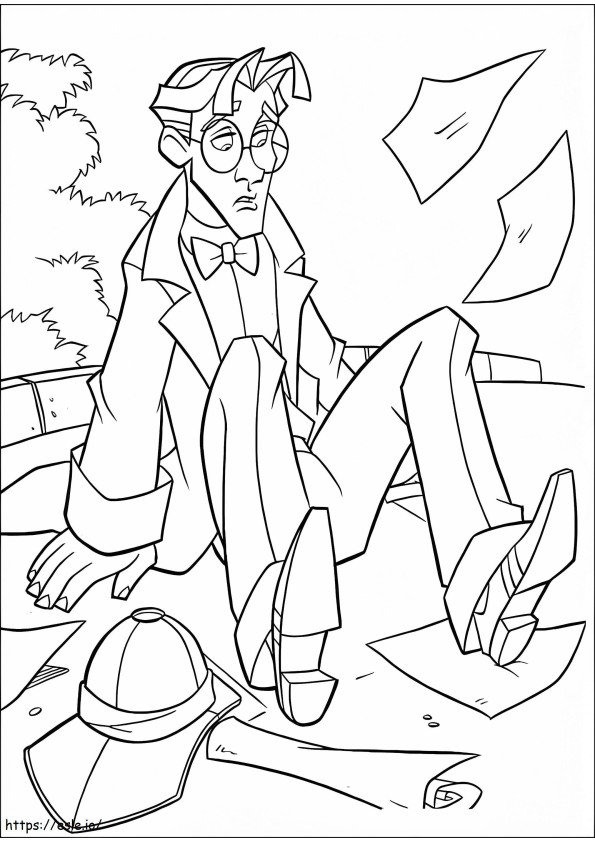 Milo From Atlantis coloring page
