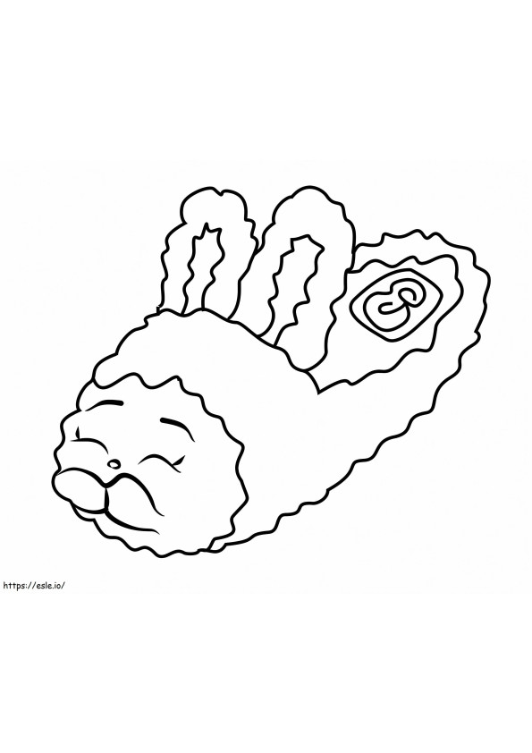 Good Good Slipper Shopkins coloring page