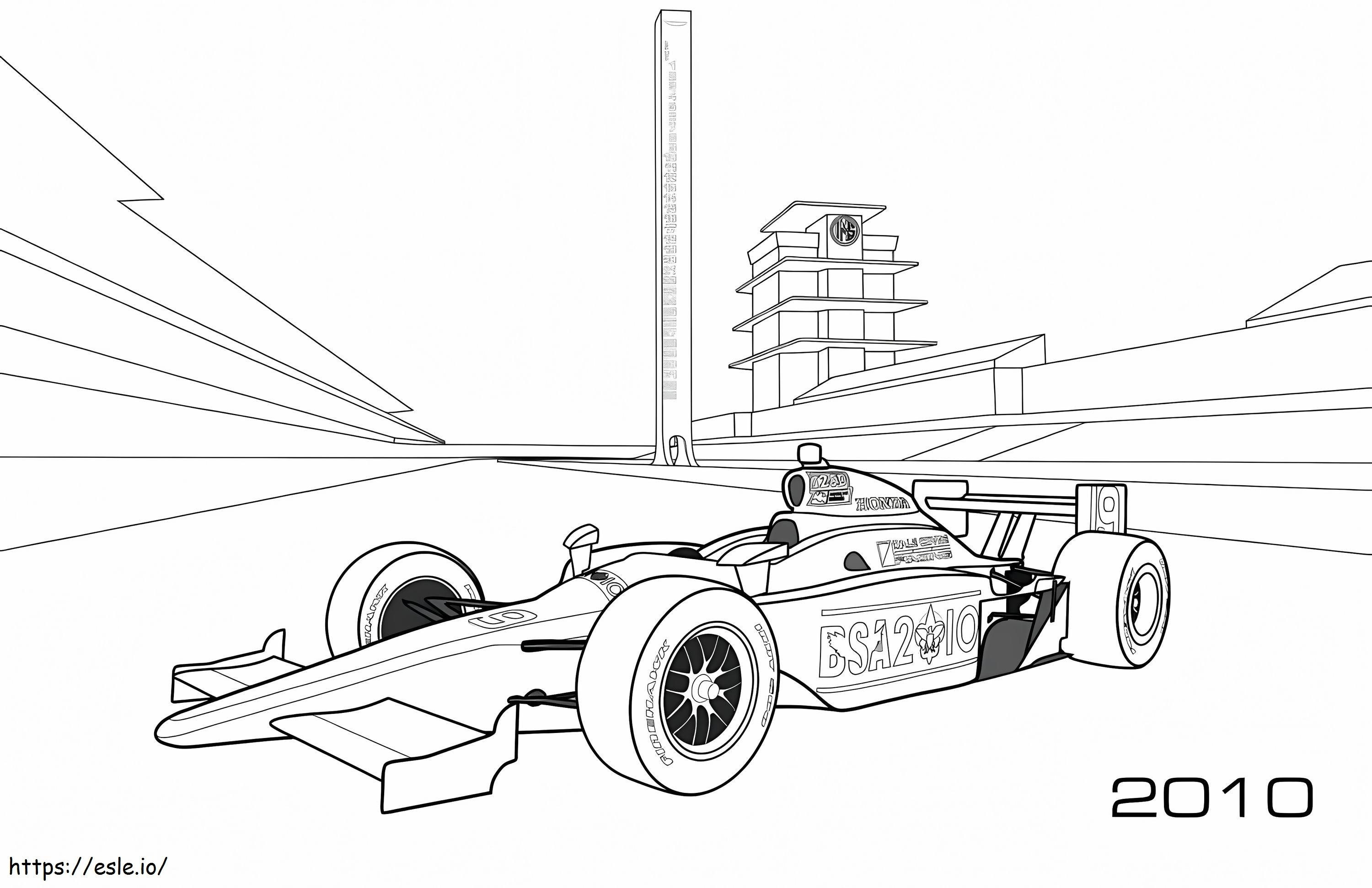 Coloriage Voiture de course de Formule 1 3 1024X663 à imprimer dessin