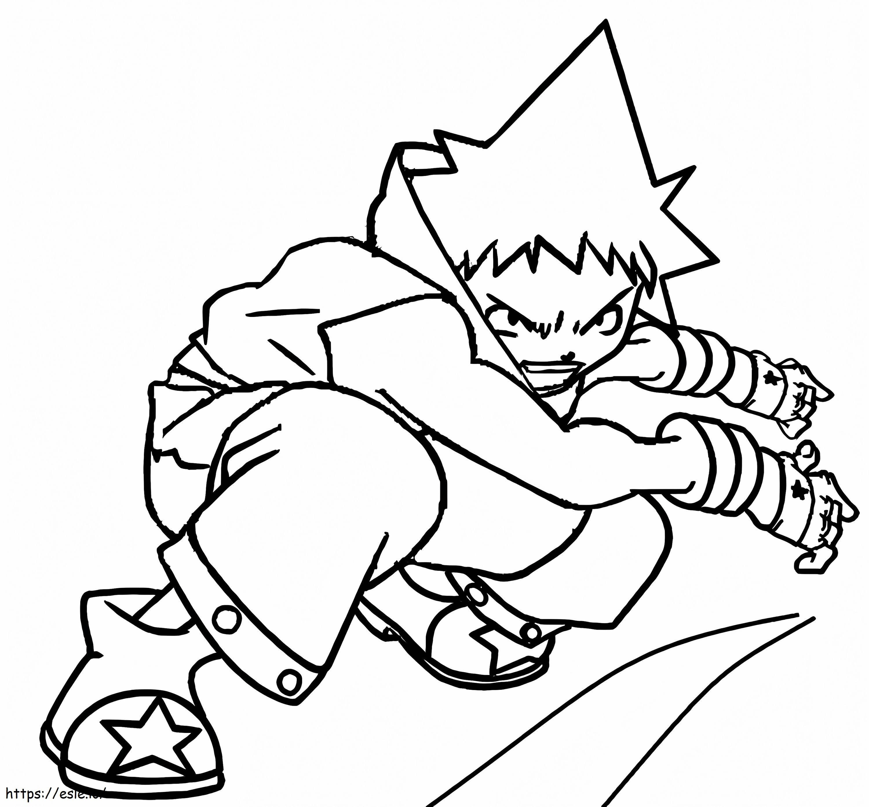 Black Star coloring page