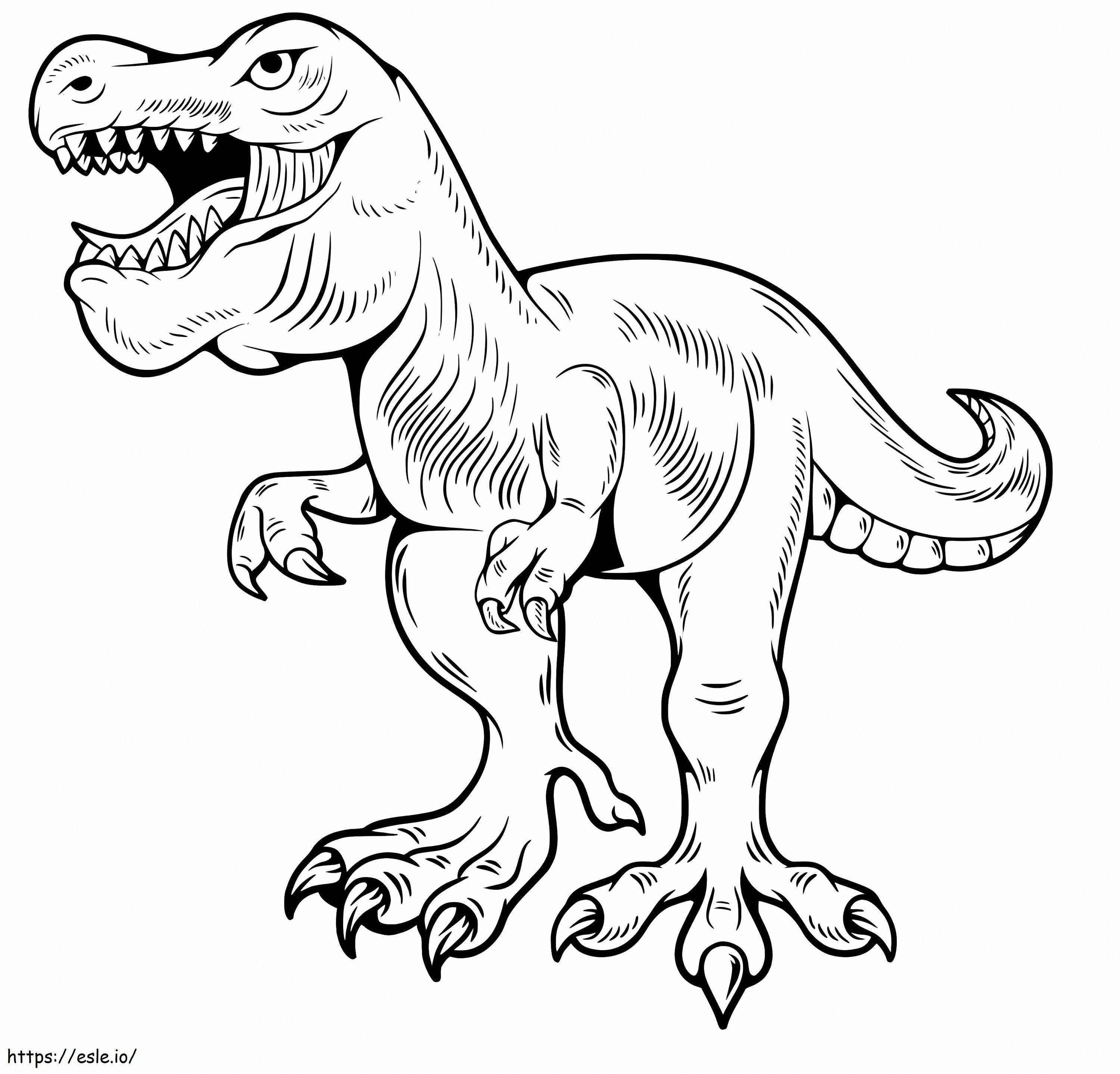 giganotosaurio 3 para colorear