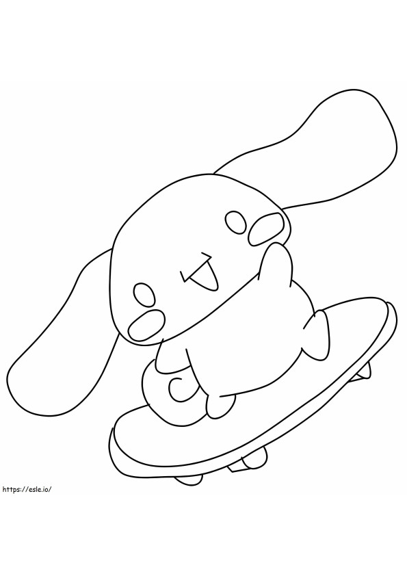 Cinnamoroll On Skateboard