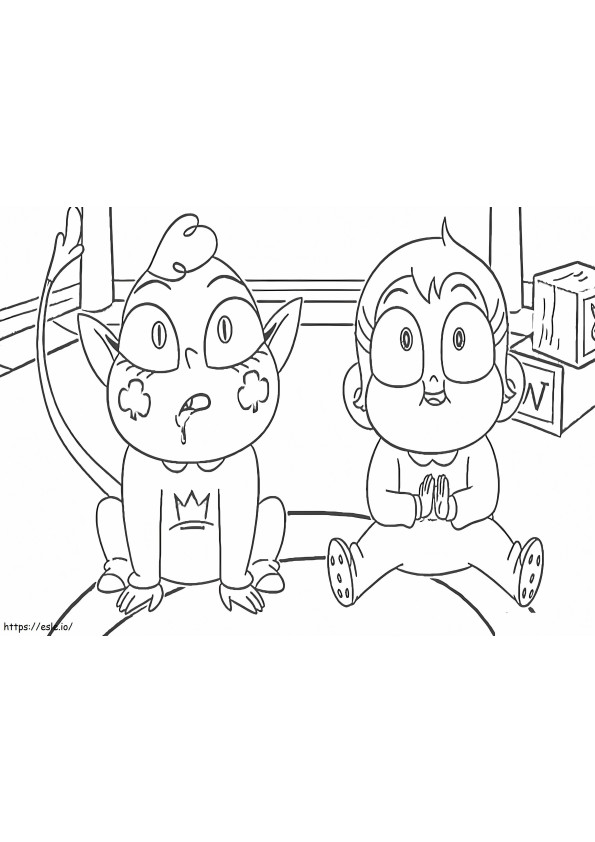 Star Vs. The Forces Of Evil 7 coloring page