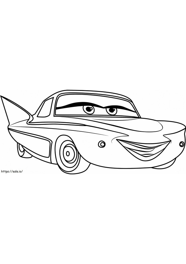 Flo From Cars 31 coloring page