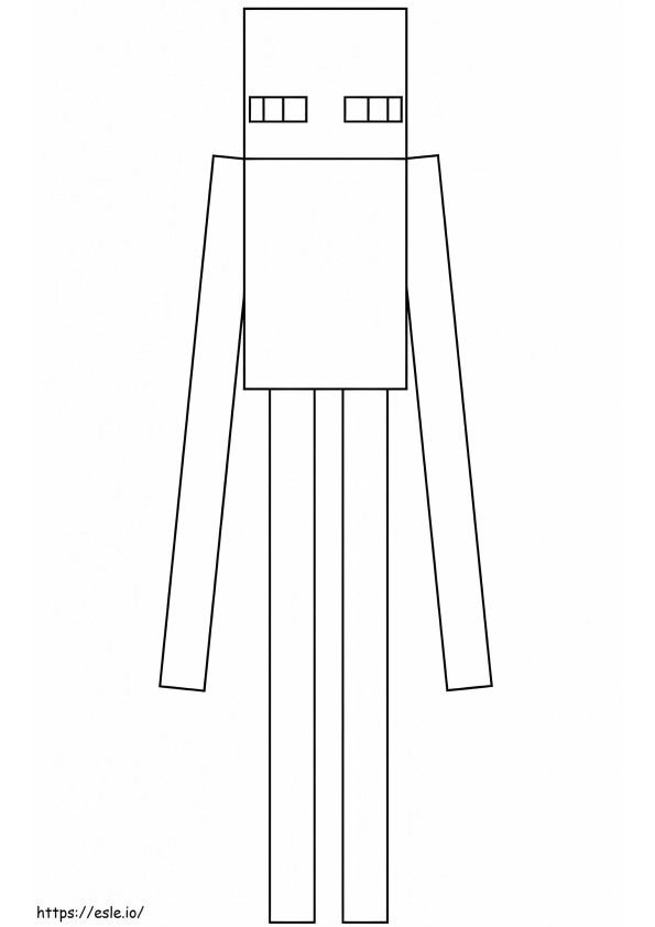Ender Man 656X1024 coloring page