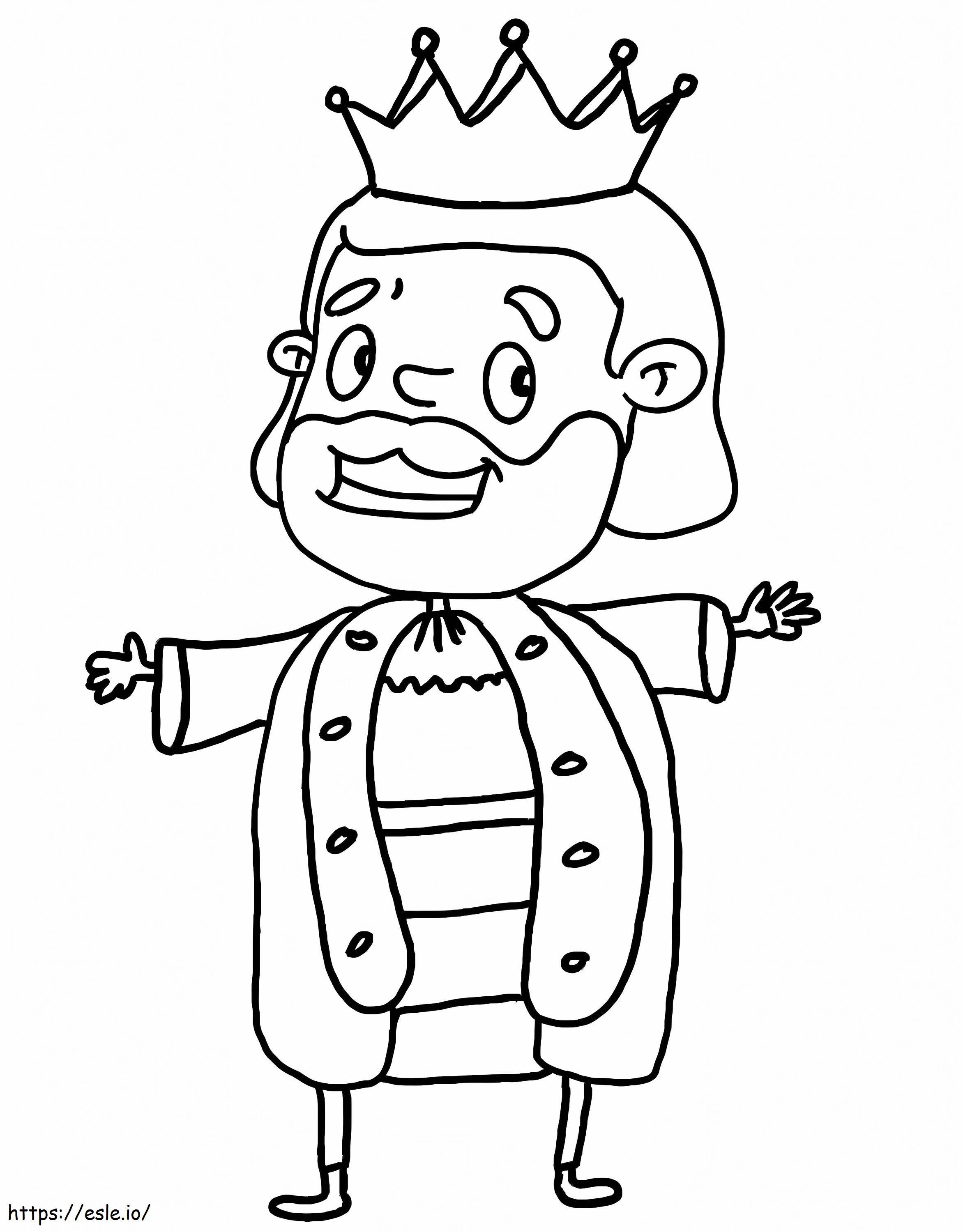 Perfect King coloring page