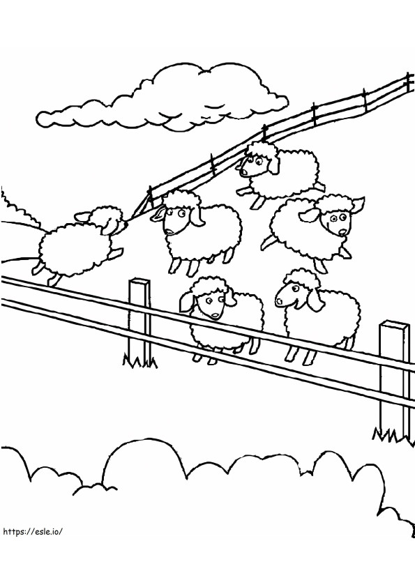 Sheep Farm coloring page