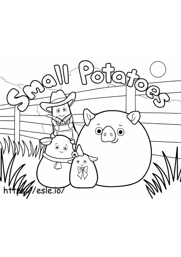 Small Potatoes coloring page