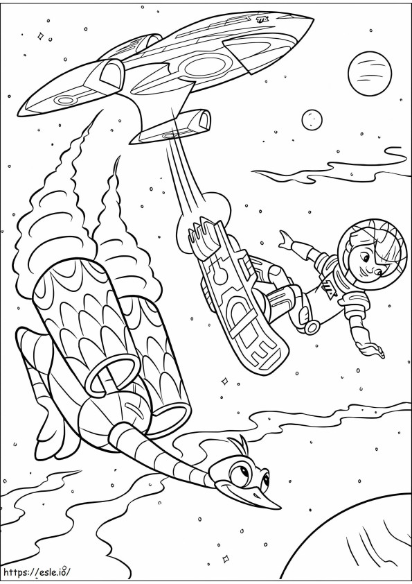 Miles From Tomorrowland To Print coloring page