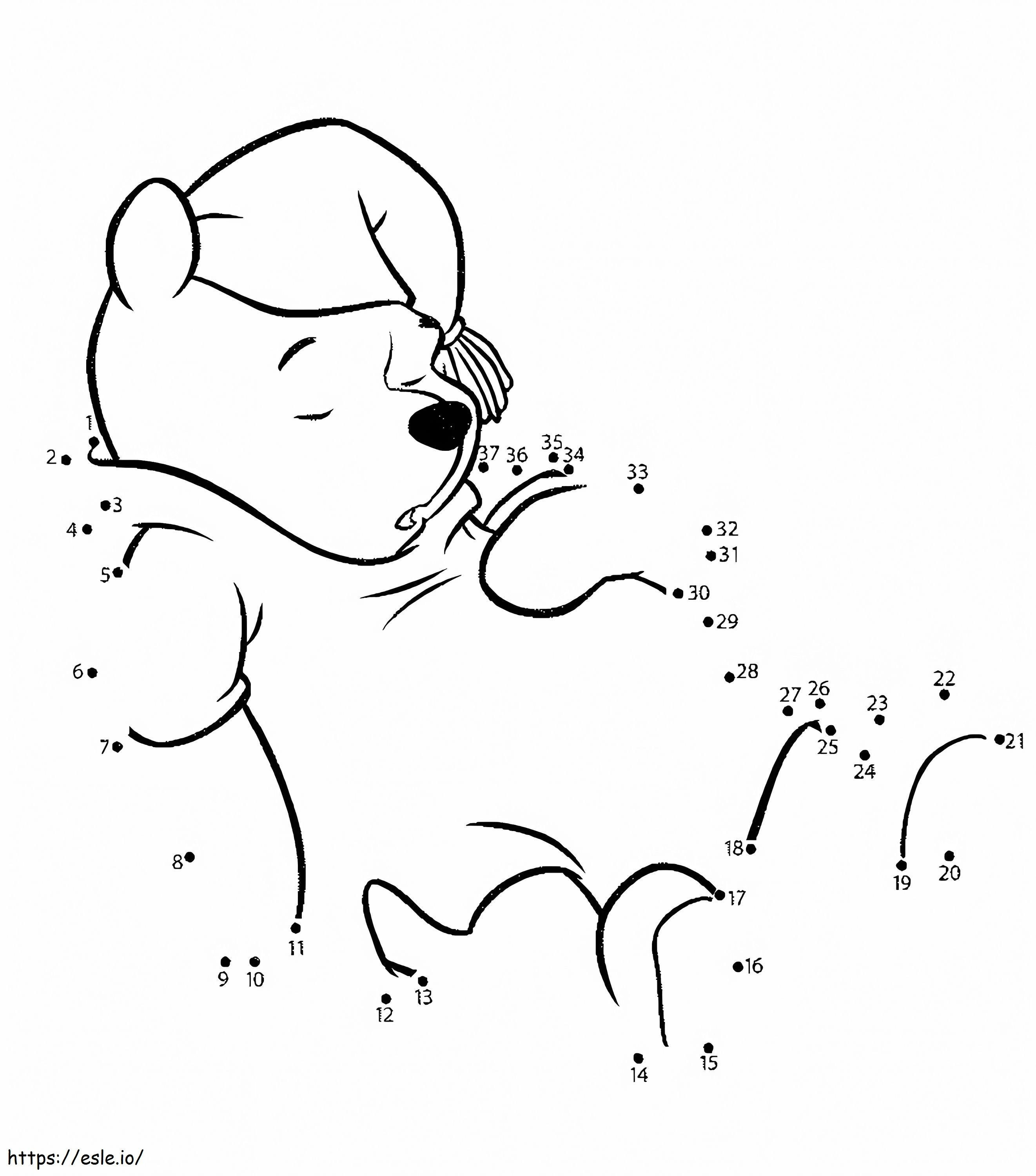 380976449705187907 Activities A Free Pooh Printable Connect The Dots Dinosaur Connect Dots coloring page
