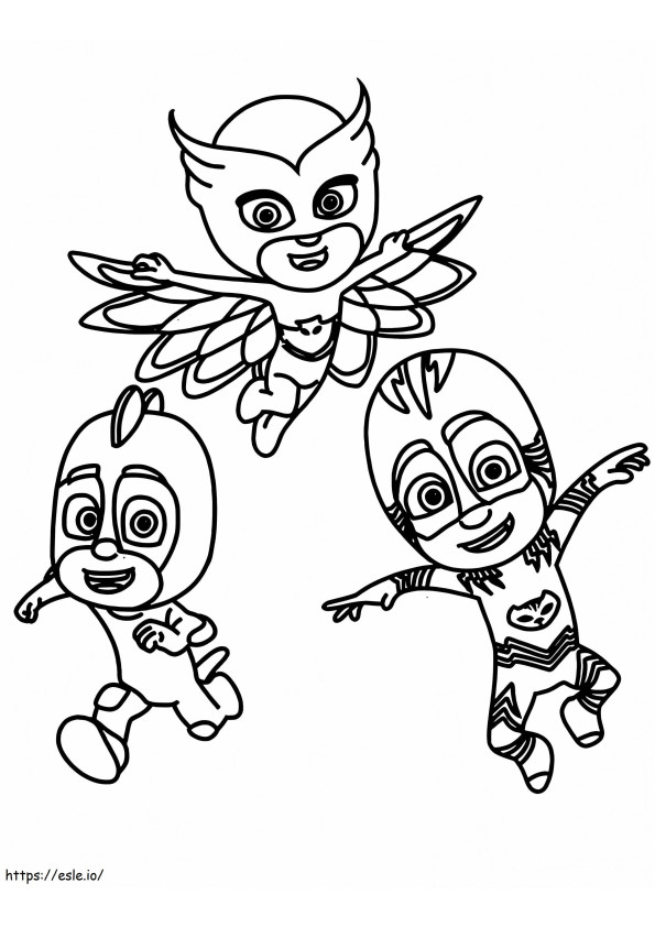 Pyjamasques 9 791X1024 coloring page