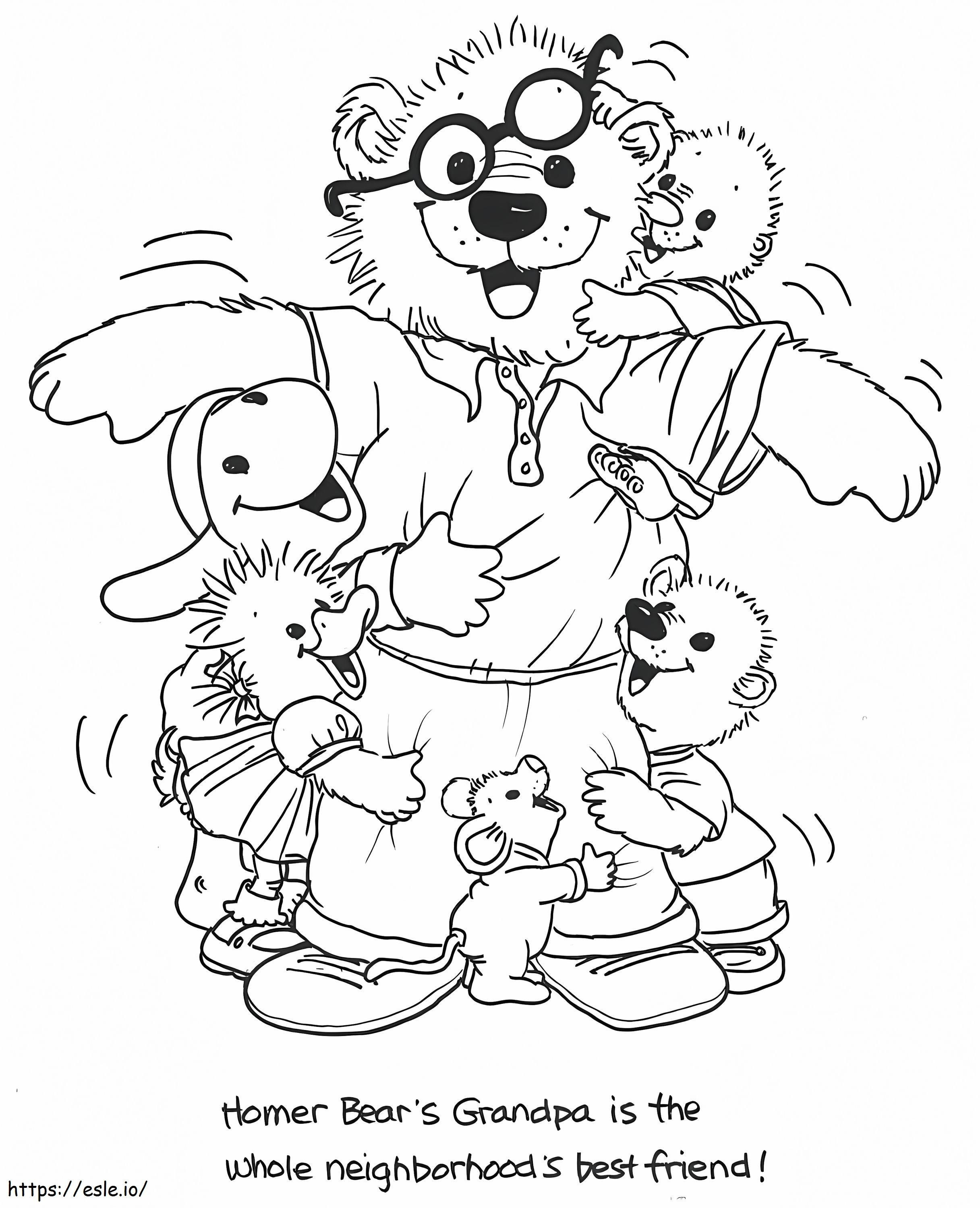 Characters From Suzys Zoo 3 coloring page
