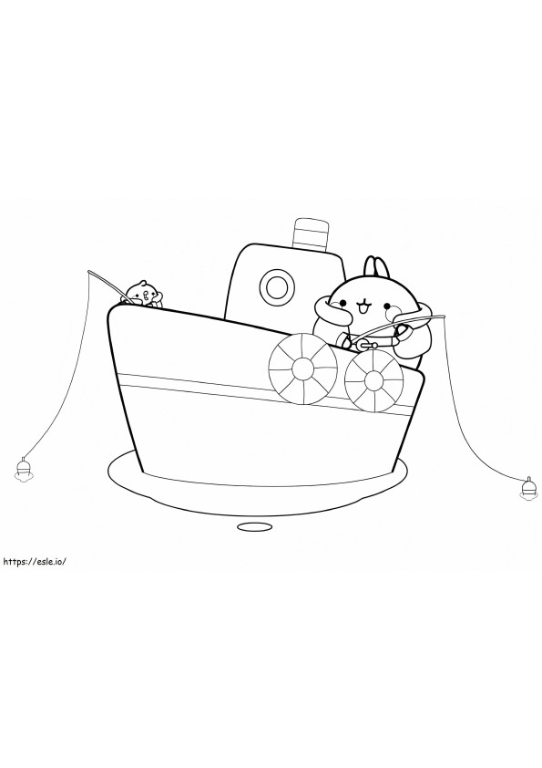 Molang Di Kapal