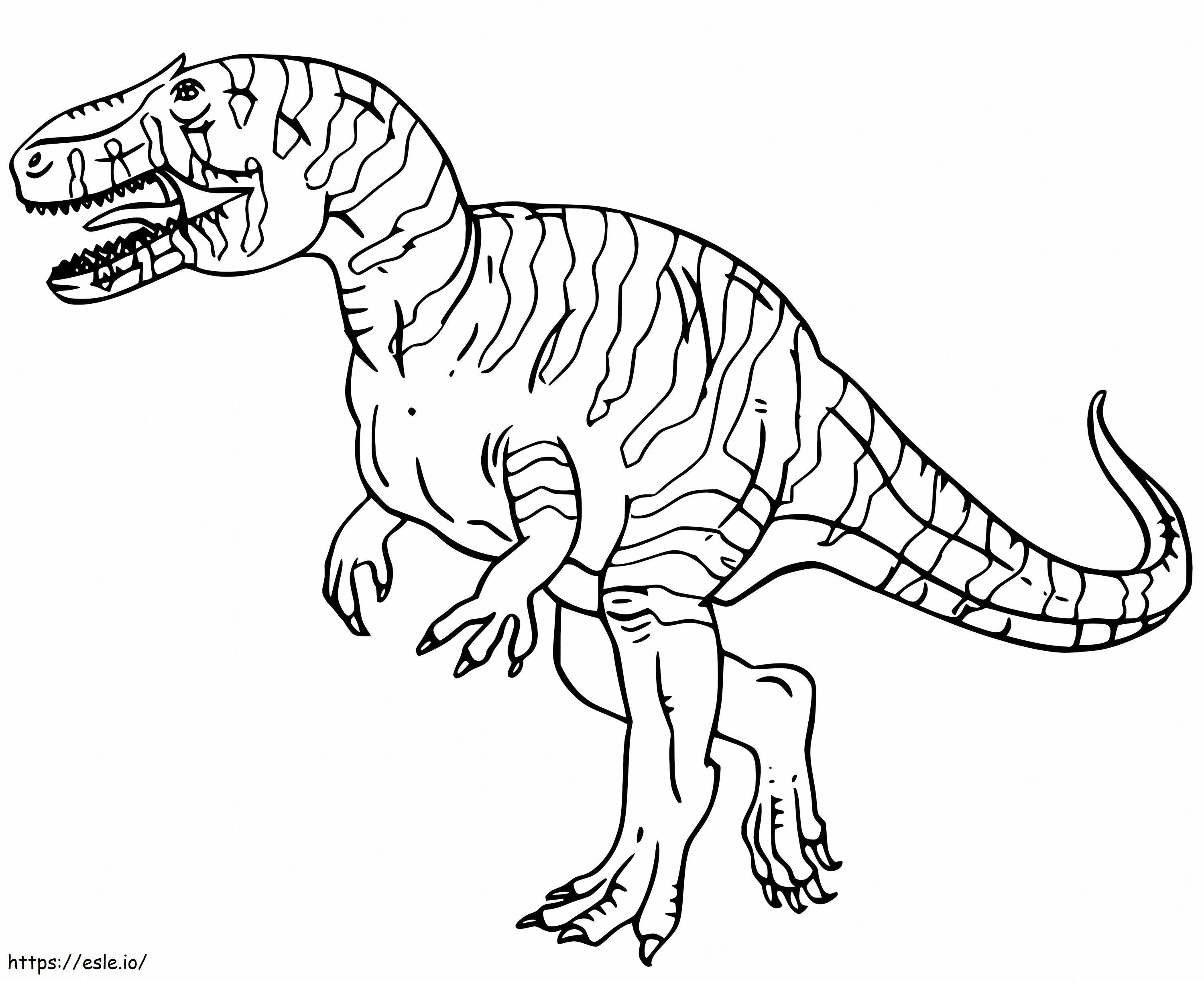 Giganotosaurus gratis kleurplaat kleurplaat