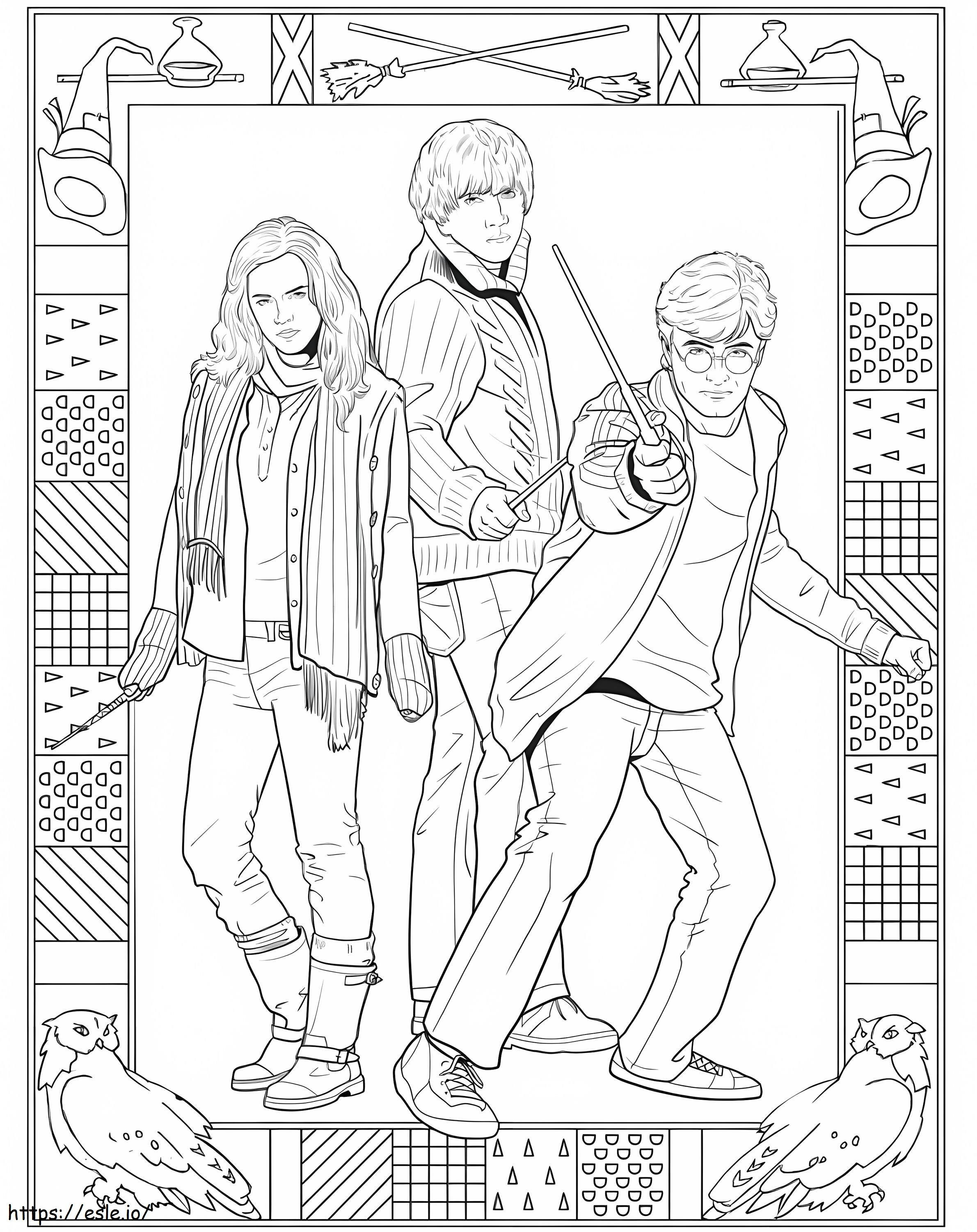 Harry Potter Free To Print 67448 coloring page