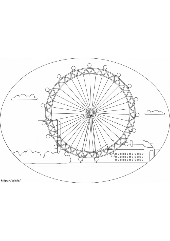 London Eye ausmalbilder