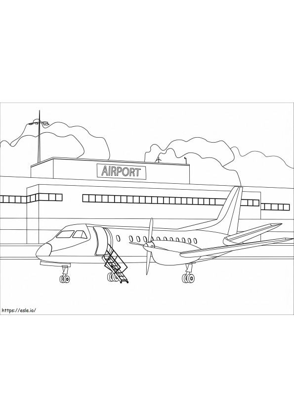Airport 2 coloring page
