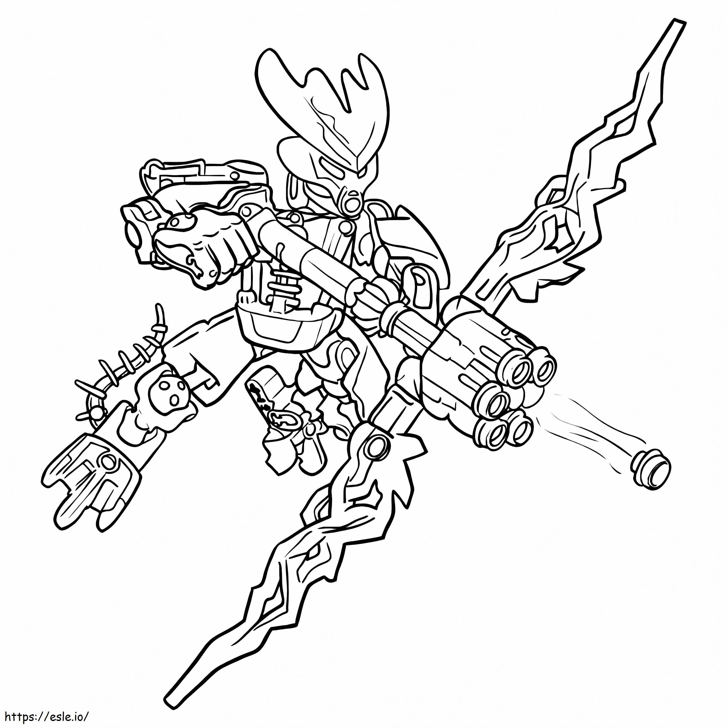 Protector of Jungle Bionicle de colorat