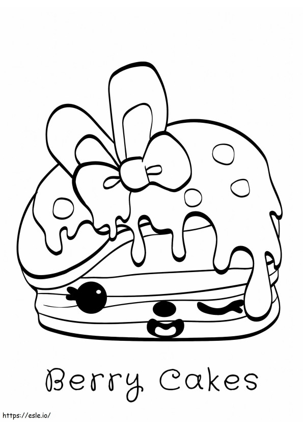 Berry Cakes Num Noms Best For Kids Outstanding coloring page