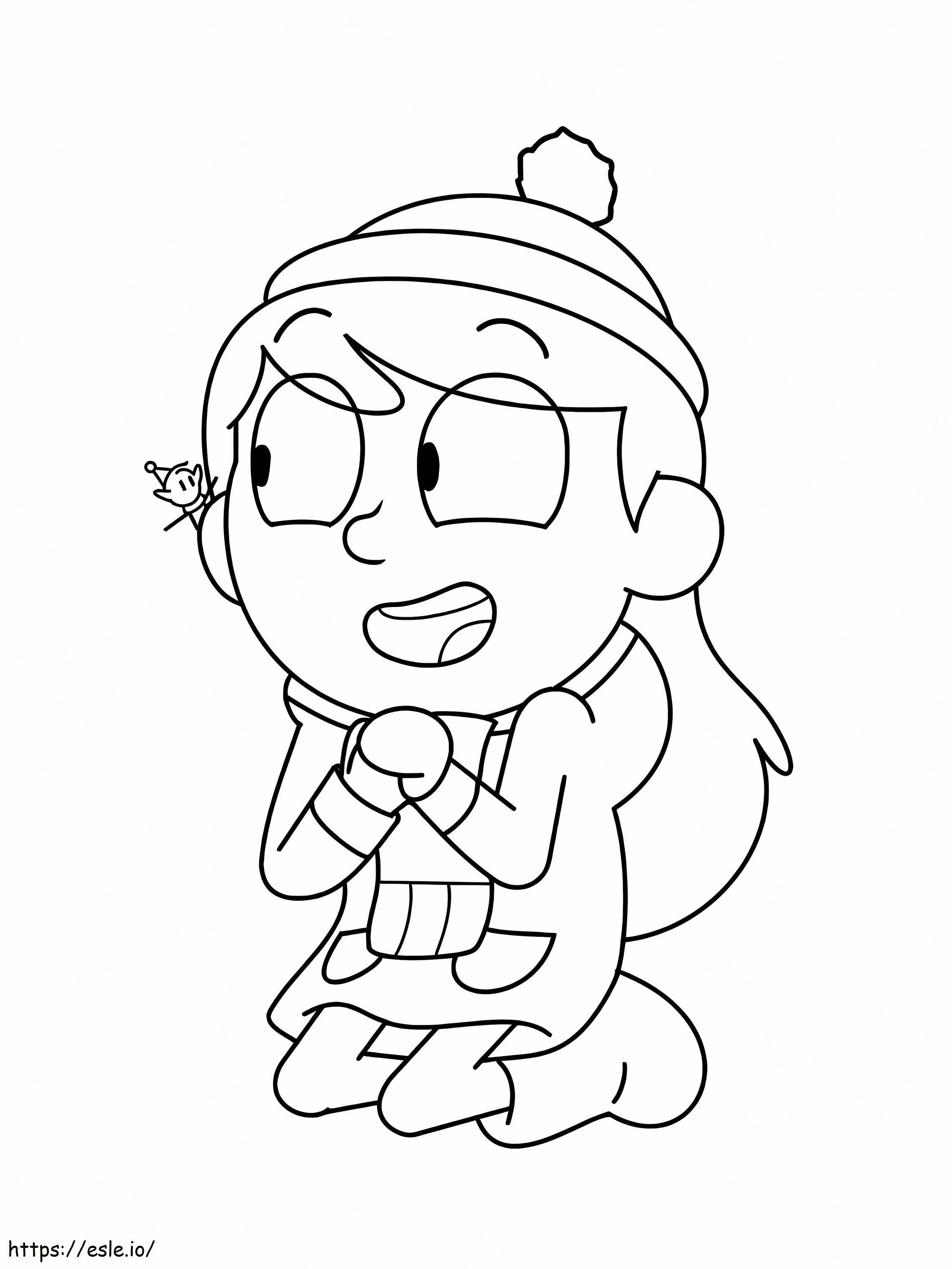 Hilda Funny coloring page