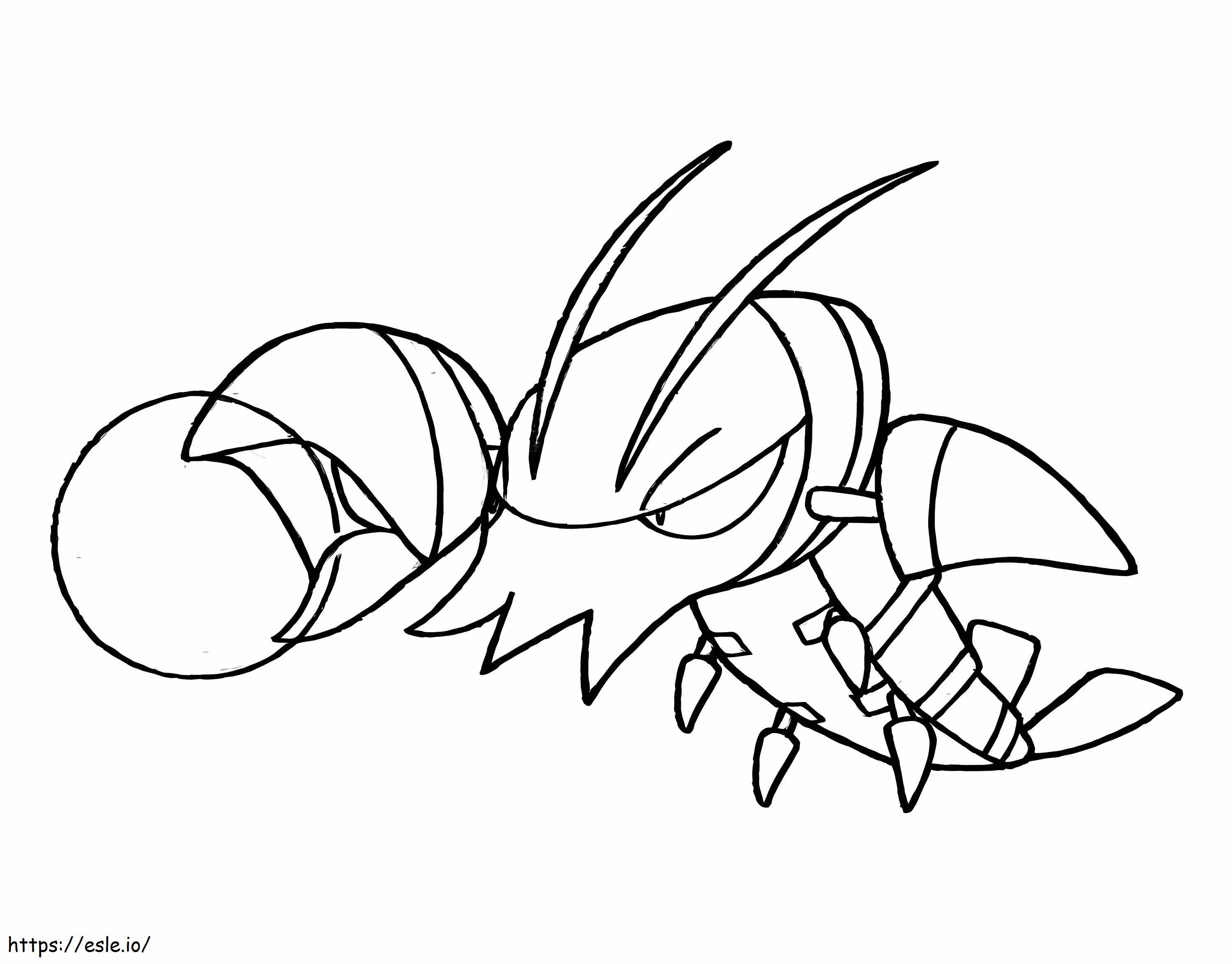 Clauncher Pokemon 1 coloring page