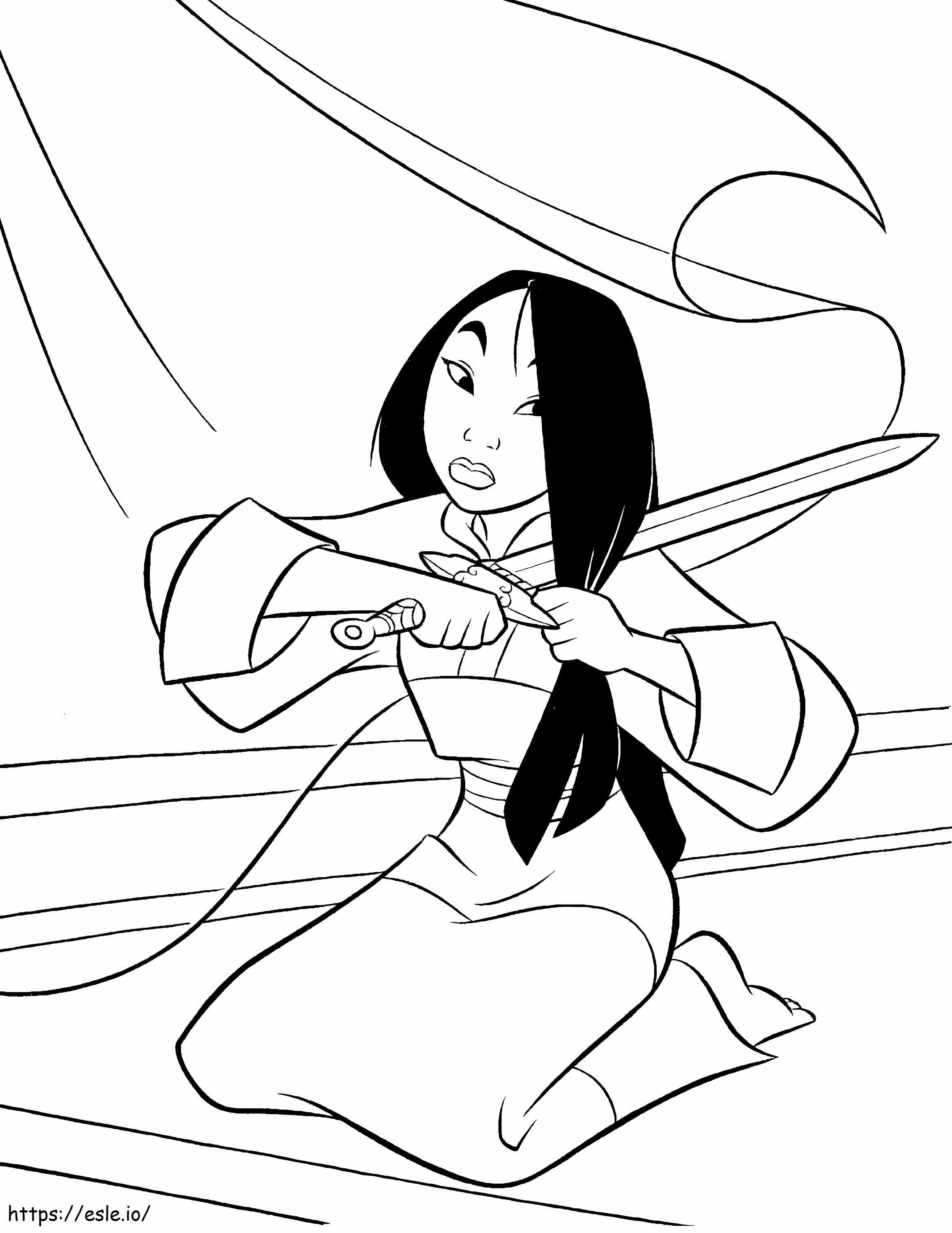 Coloring For Kids Mulan 1625 coloring page