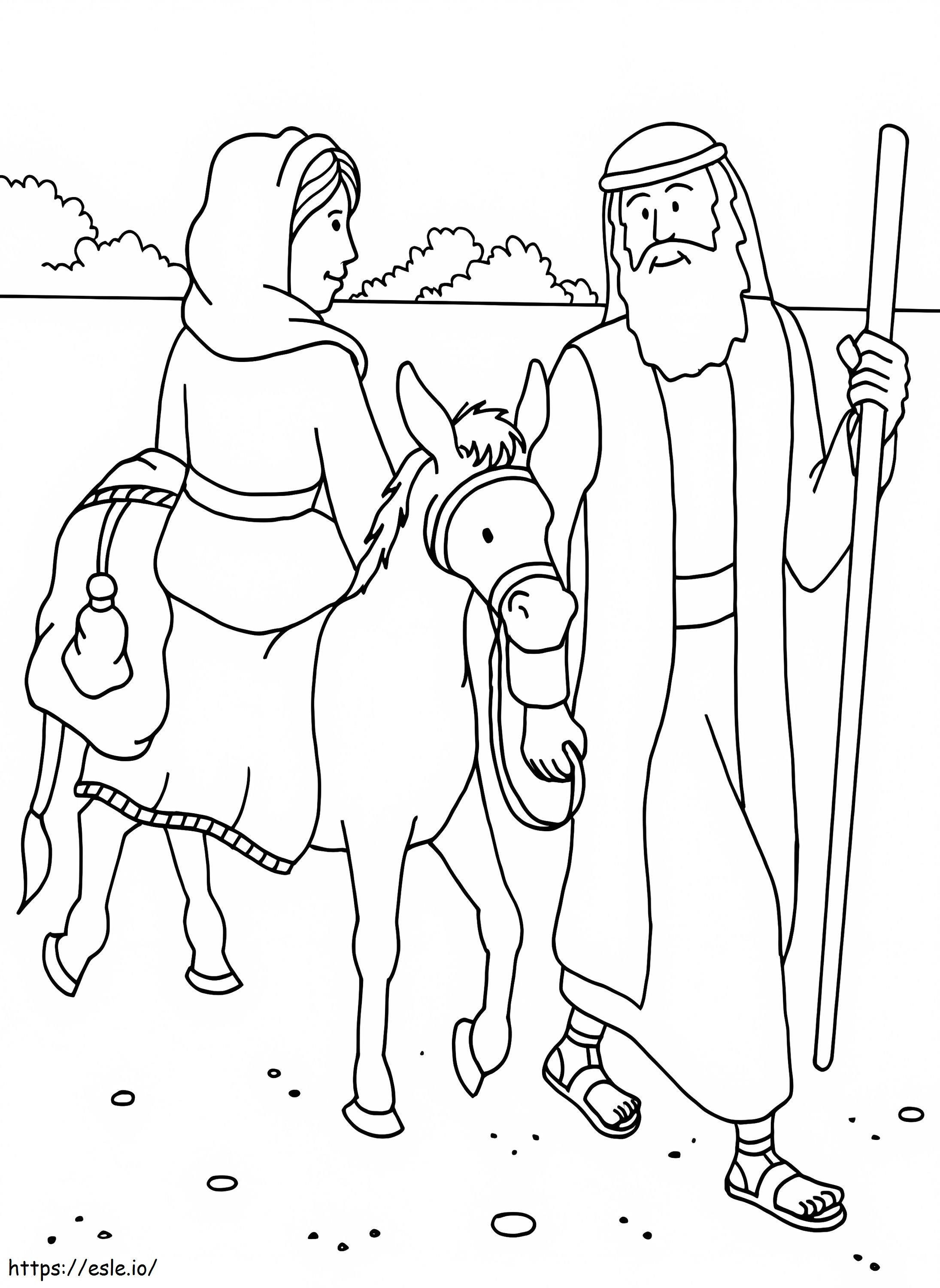 Abraham Dan Sara 14 Gambar Mewarnai