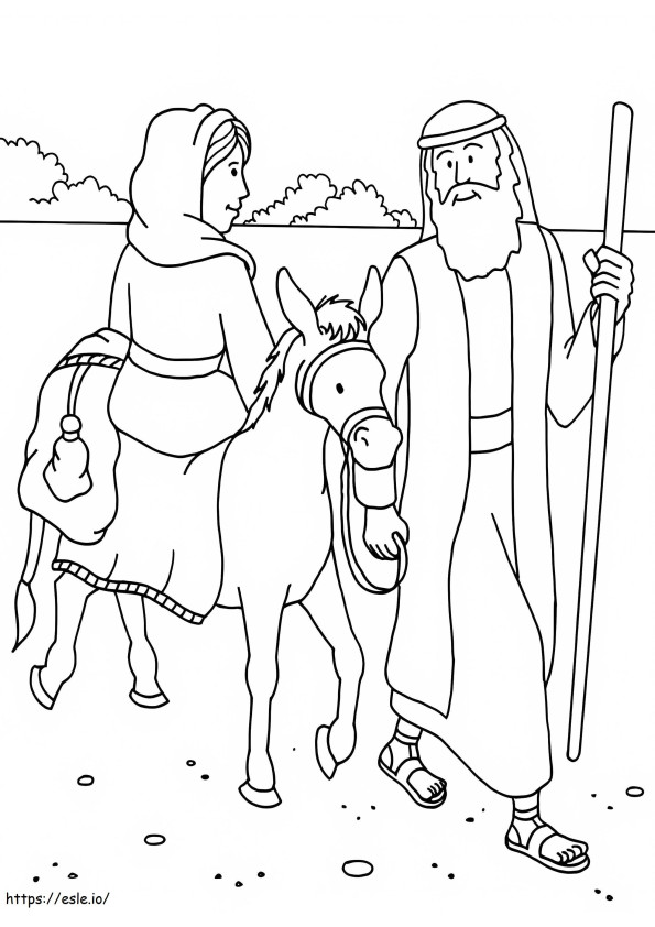 Abraham And Sarah 14 coloring page