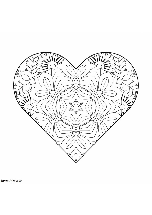 Free Images Of Heart Mandala