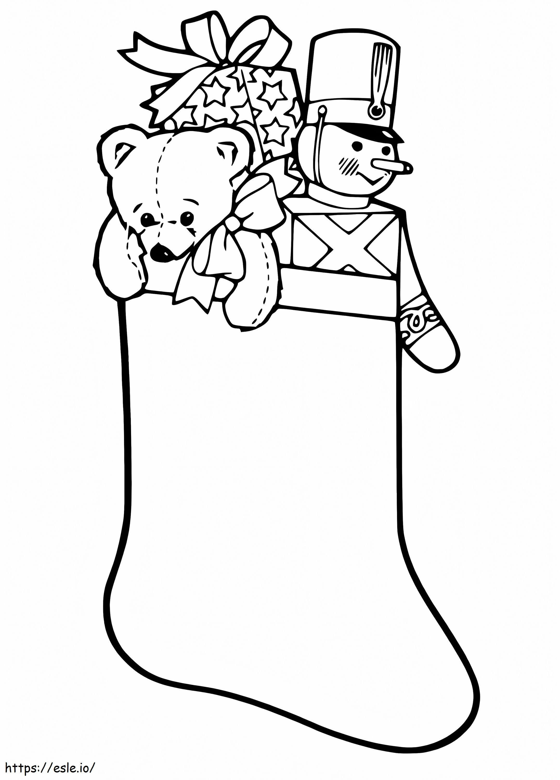 Christmas Stocking 14 coloring page