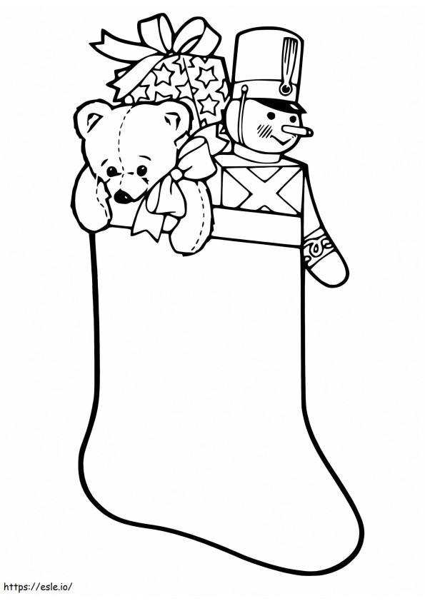 Christmas Stocking 14 coloring page