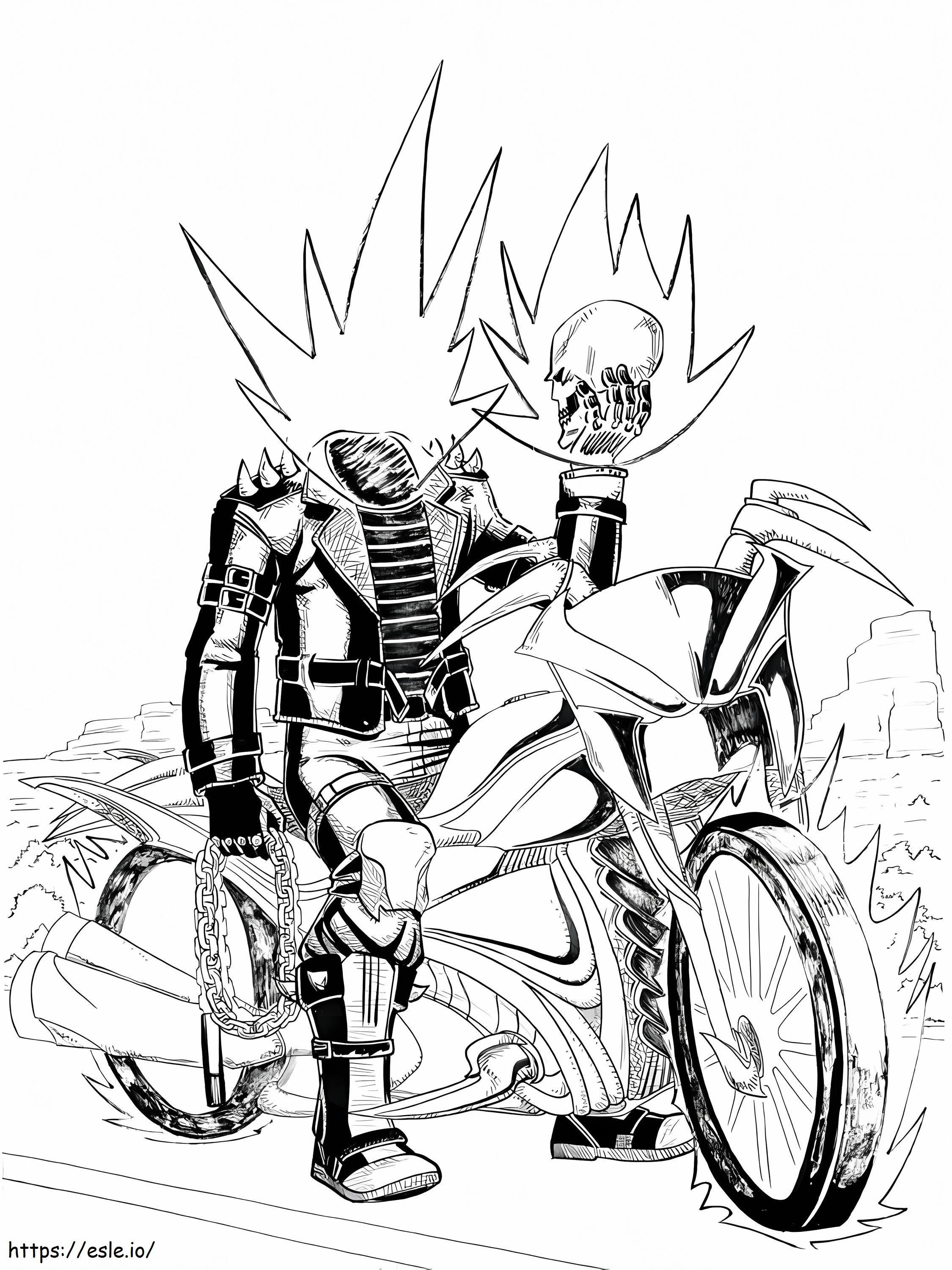 Ghost Rider 6 ausmalbilder
