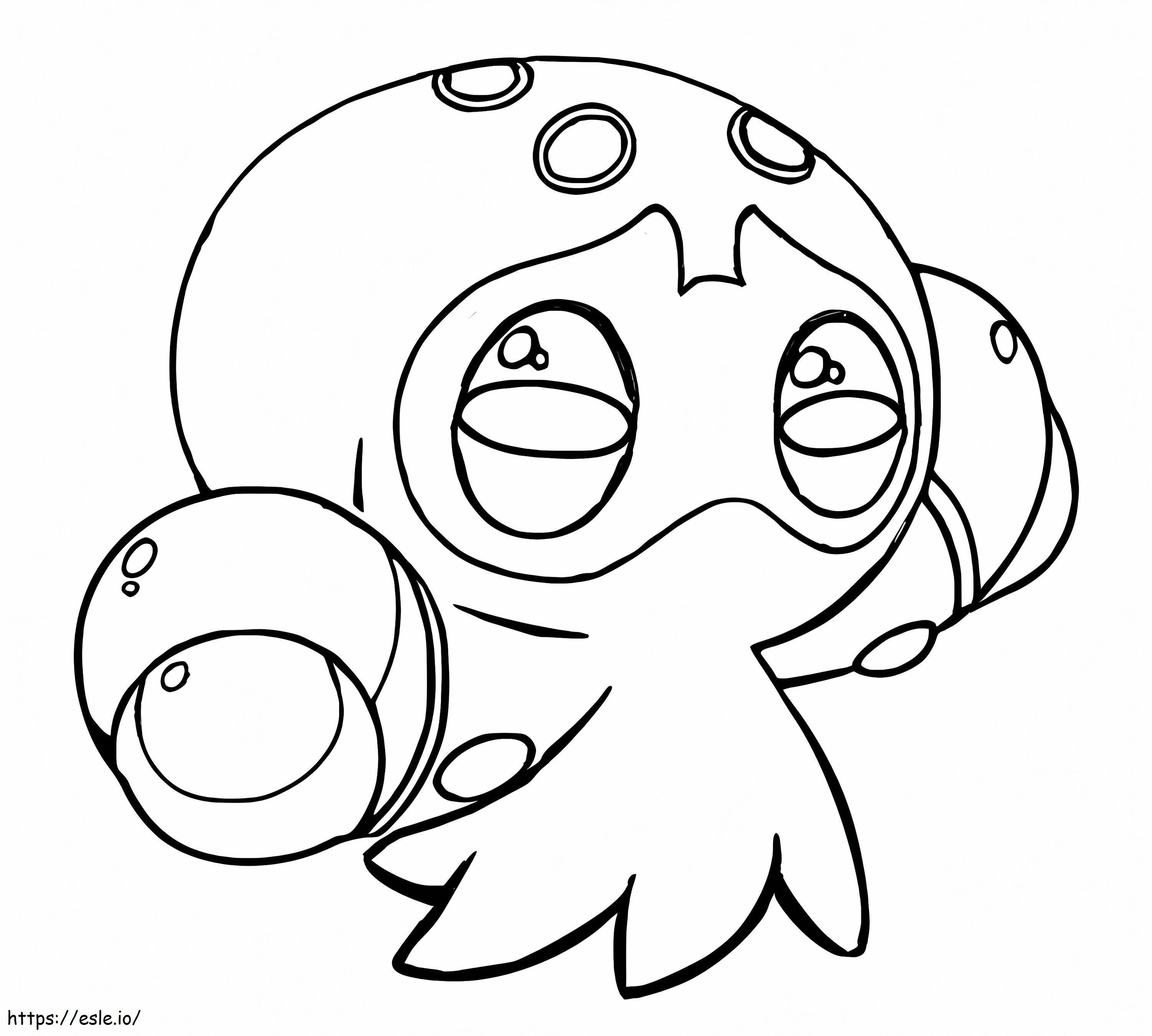 Clobbopus Pokémon kleurplaat kleurplaat