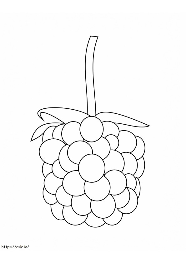 A Blackberry A4 coloring page