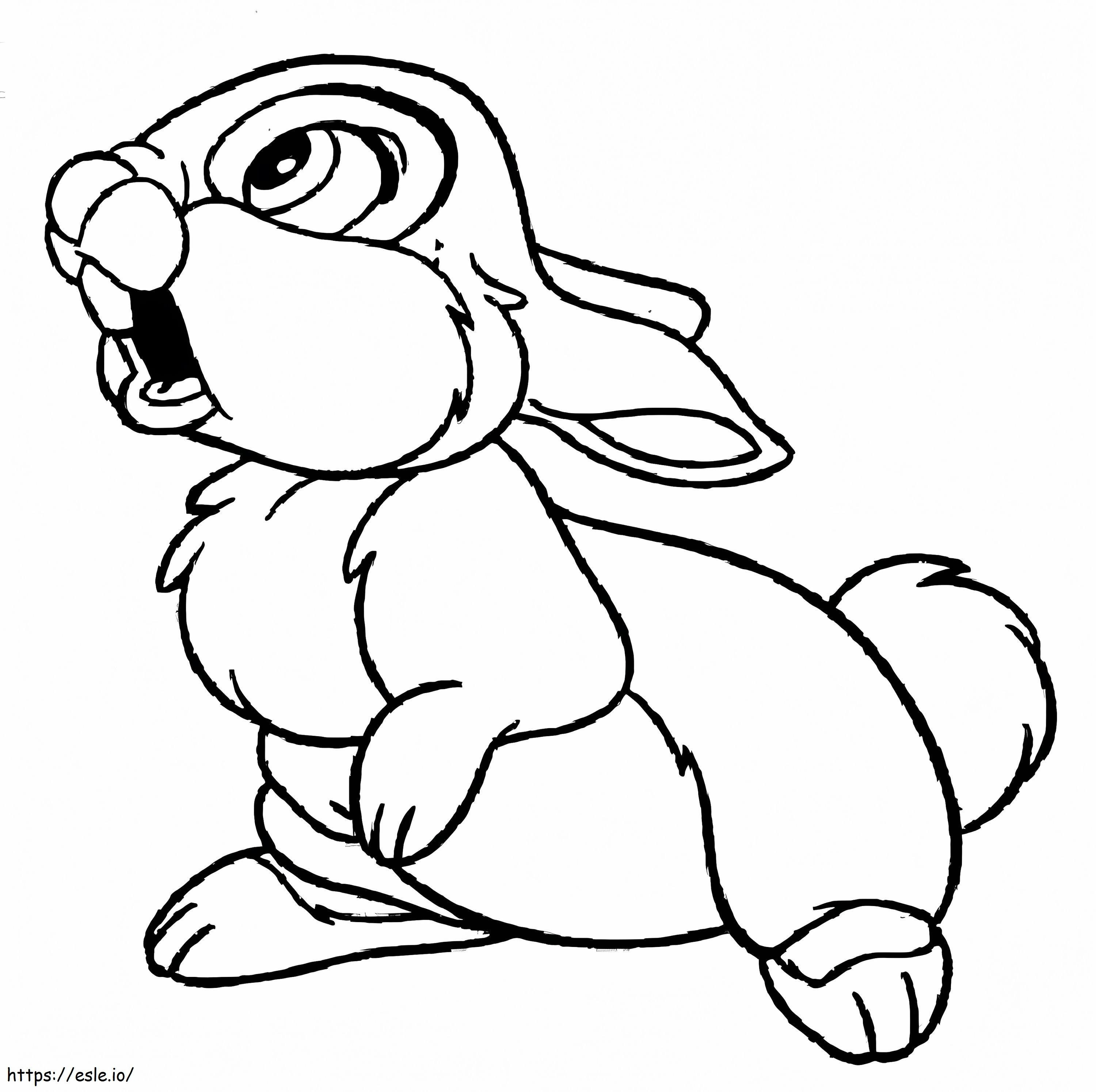 Free Printable Thumper coloring page