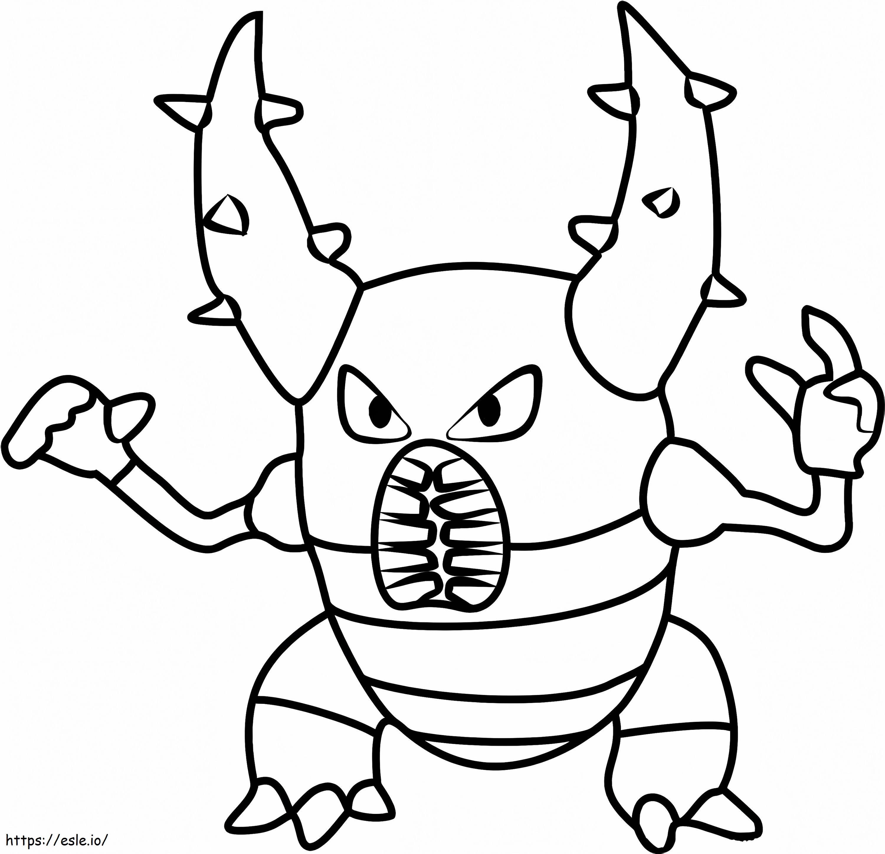 Pokémon Pinsir 4 da colorare