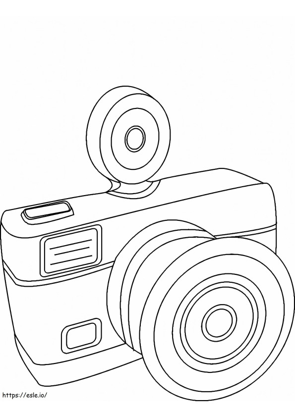 Awesome Camera coloring page