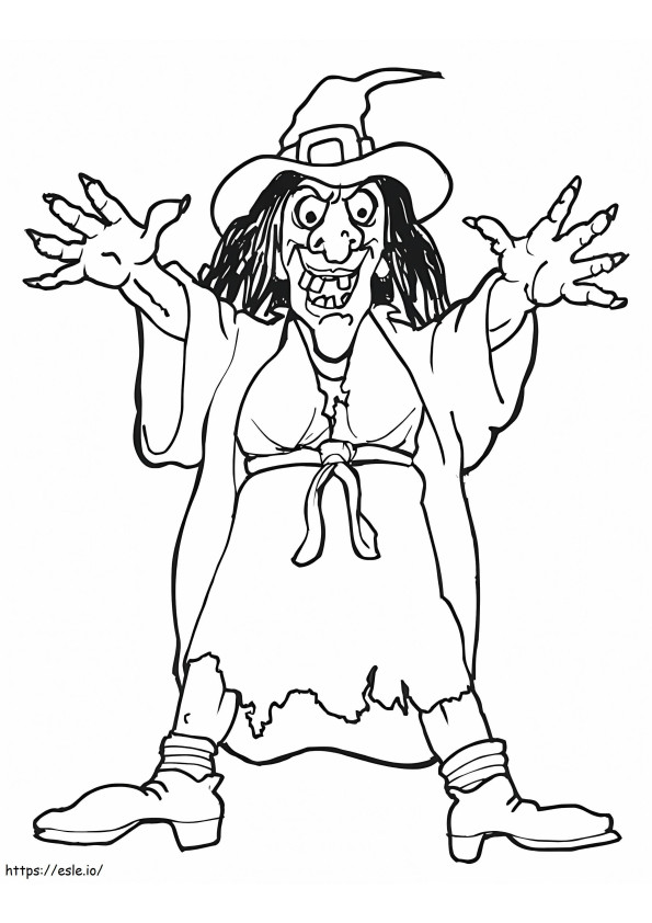 Getchya Witch coloring page
