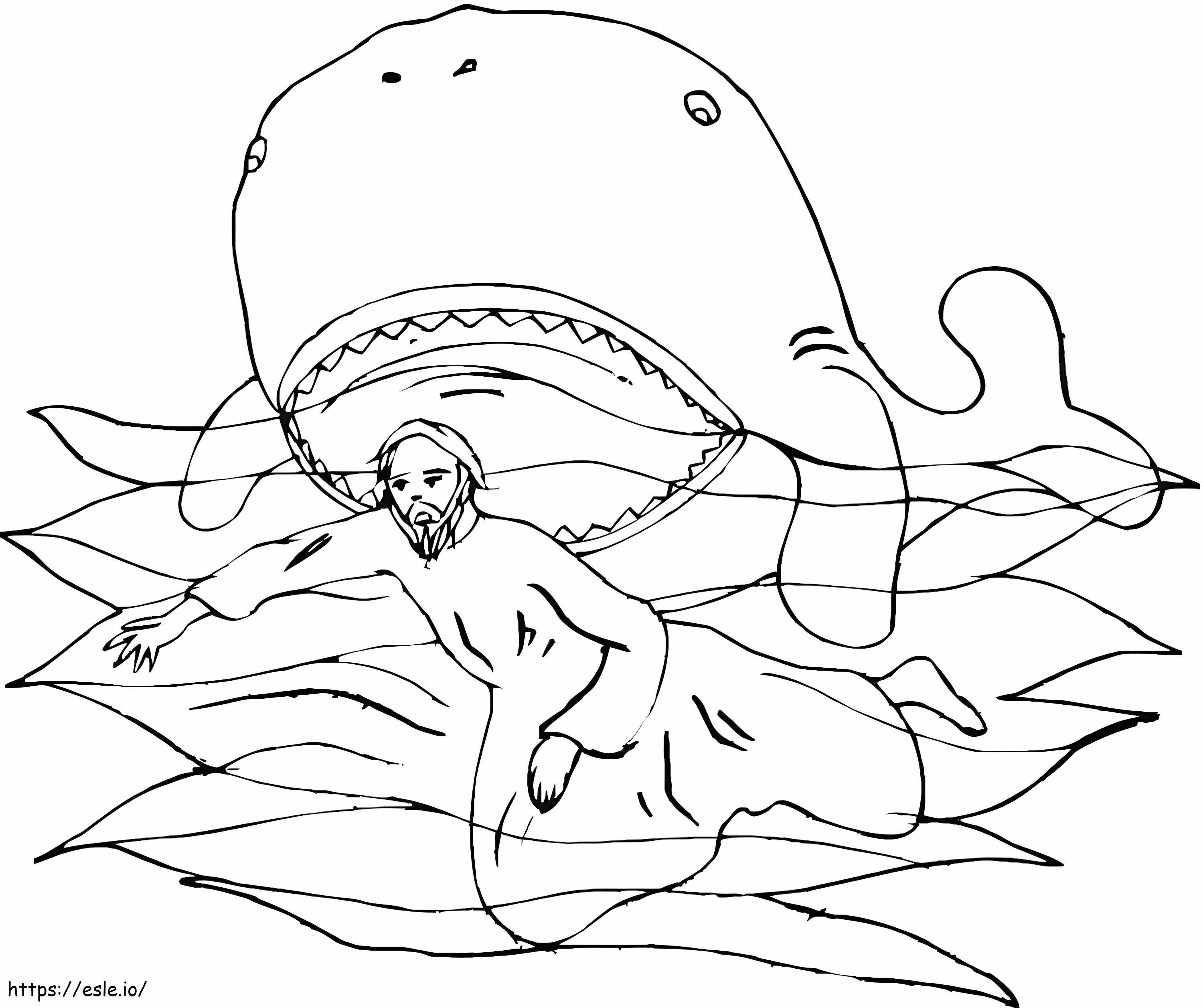Jona und der Wal 5 ausmalbilder