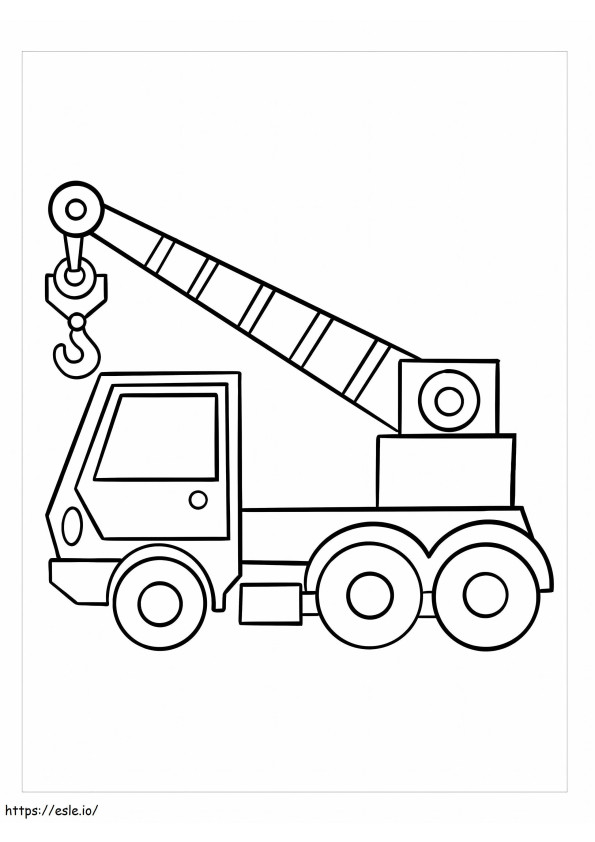 Camion Woman coloring page