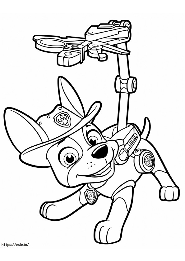 Tracker With Gear coloring page