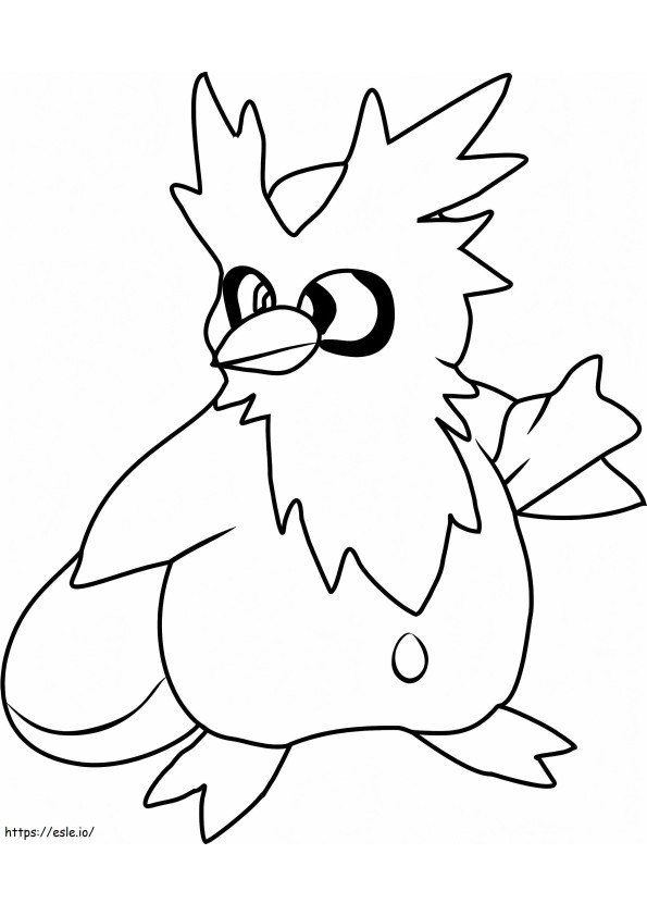 Delibird In Pokemon coloring page