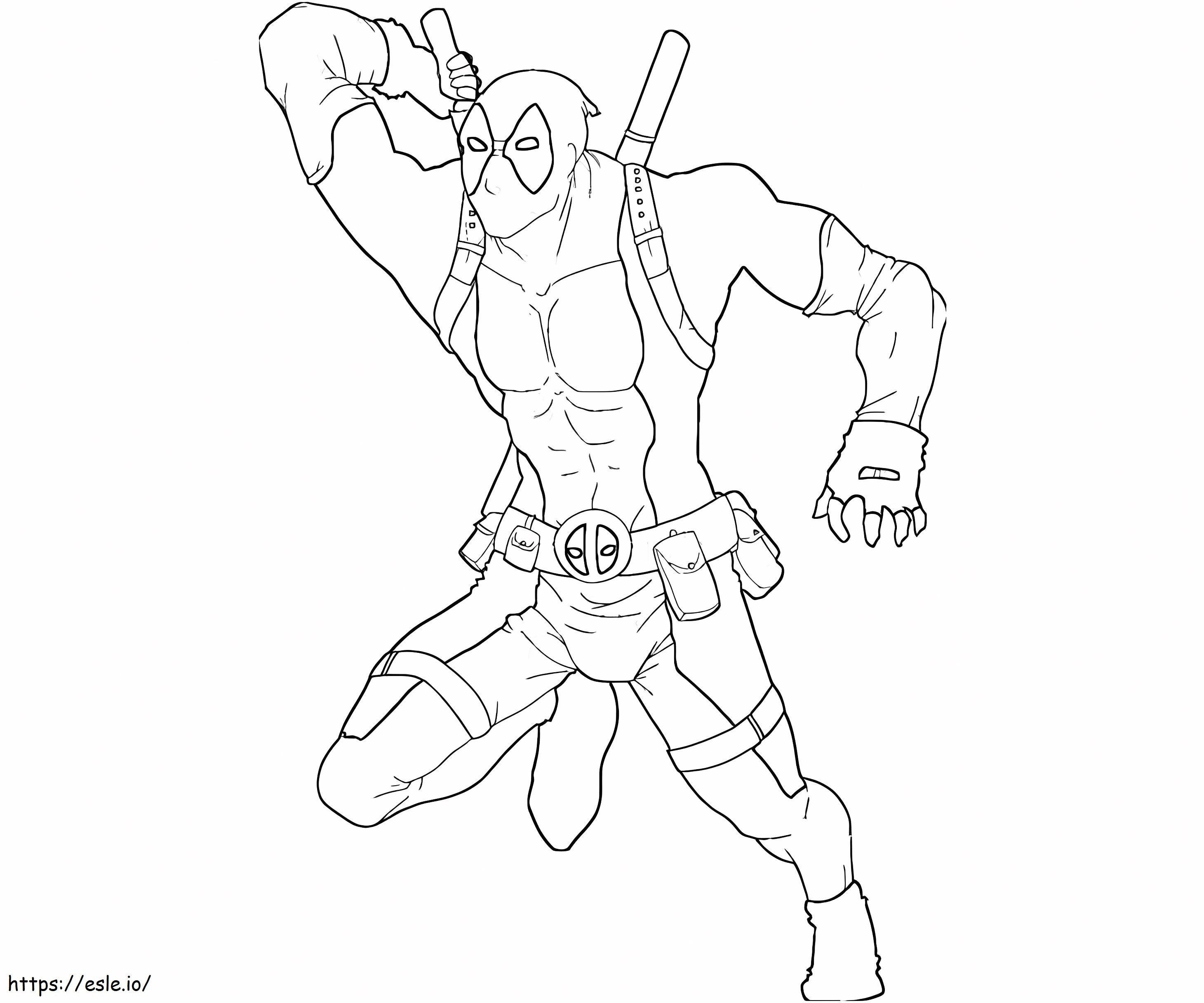 Deadpool Imagenes Gratis coloring page