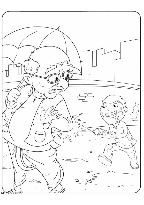 Holi 2 coloring page