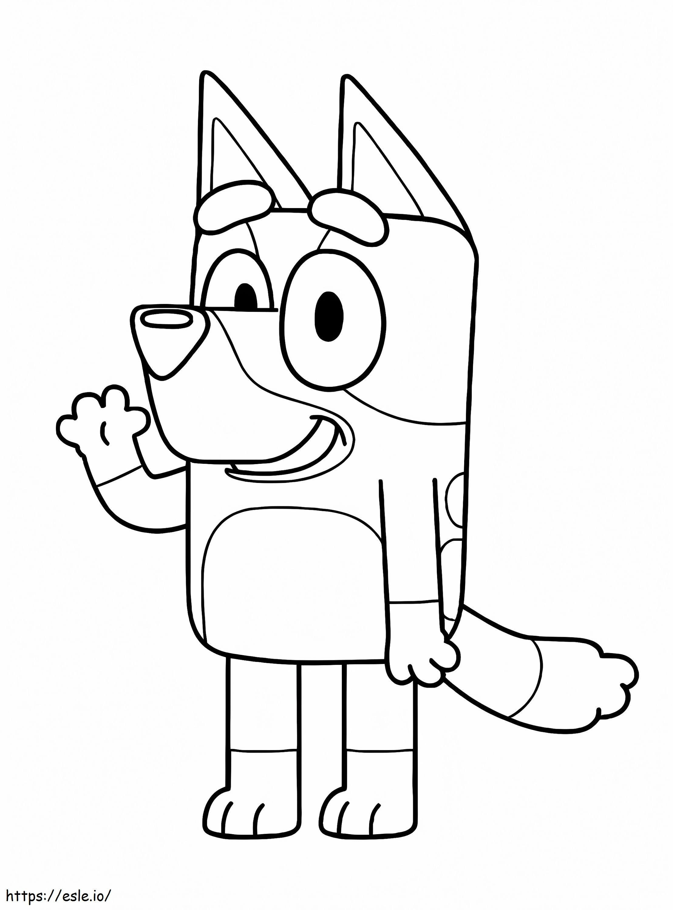 Bluey 021 coloring page